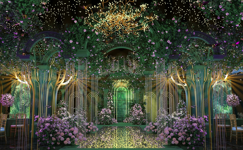 河北奇妙森林婚礼堂效果展示